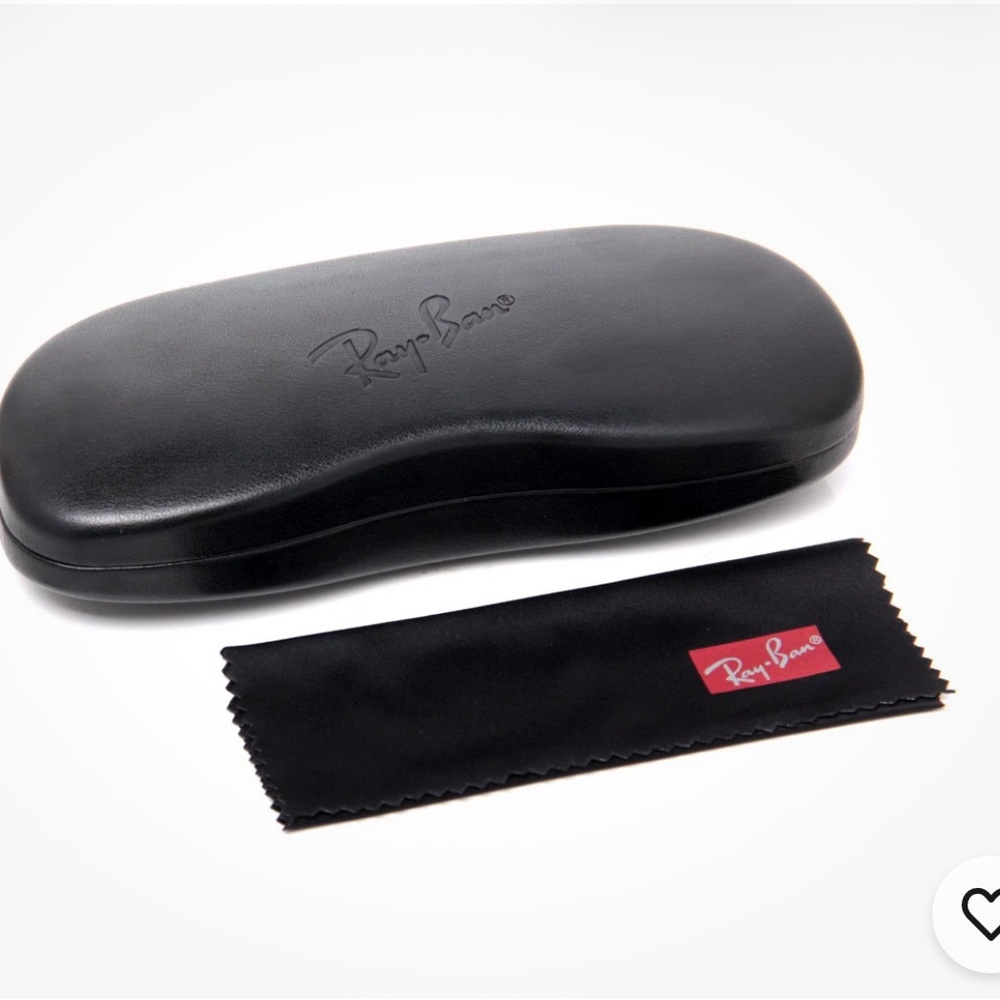 Ray-Ban Black Glasses Case with Cloth